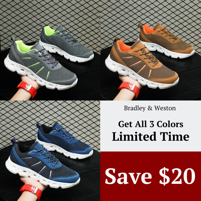Experience ultimate all-day comfort & supportive flexibility with these lightweight, breathable unisex running shoes.