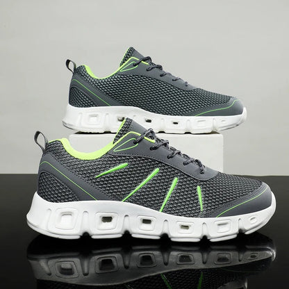 Supportive & flexible unisex athletic shoes, designed for comfortable running and versatile daily footwear.