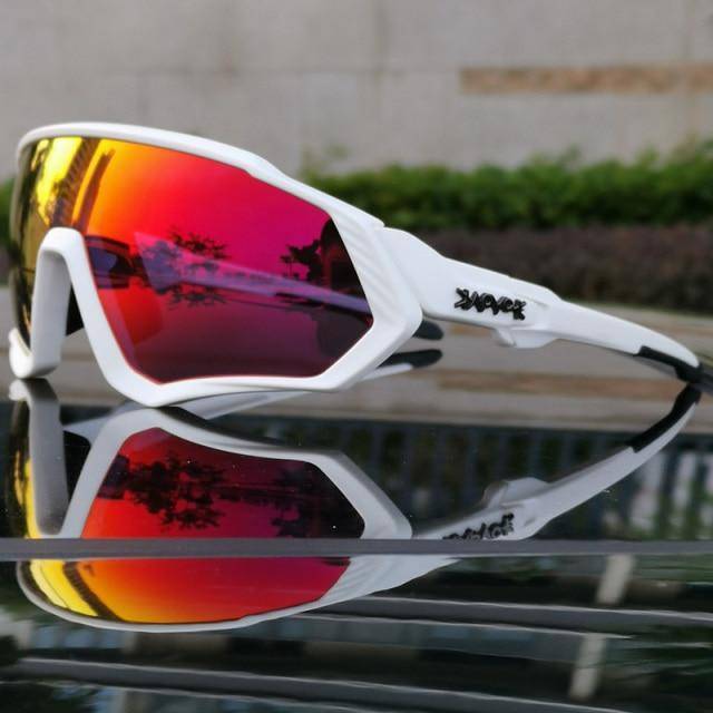 Cycling specific: UV400 polarized sunglasses, yellow lens, designed for active use