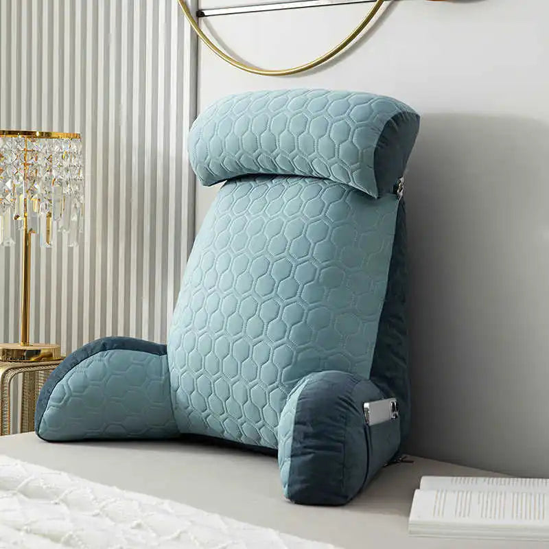 Ergonomic Deep Comfort Retreat lounge pillow, ideal for back, neck, and arm support.