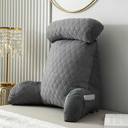 Plush Deep Comfort Retreat velvet pillow, offering superior back and neck support for all.