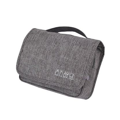 Smart travel organizer: a waterproof hanging toiletry bag for all your essentials.
