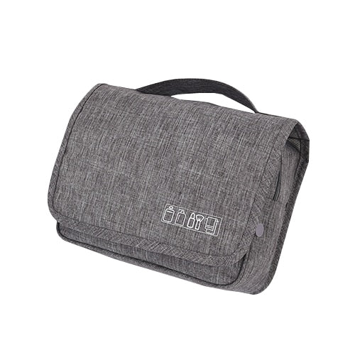 Smart travel organizer: a waterproof hanging toiletry bag for all your essentials.