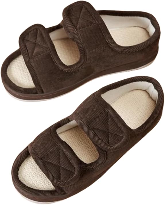 Comfortable unisex footwear designed for swollen, sensitive feet, offering easy wear and foot care benefits.
