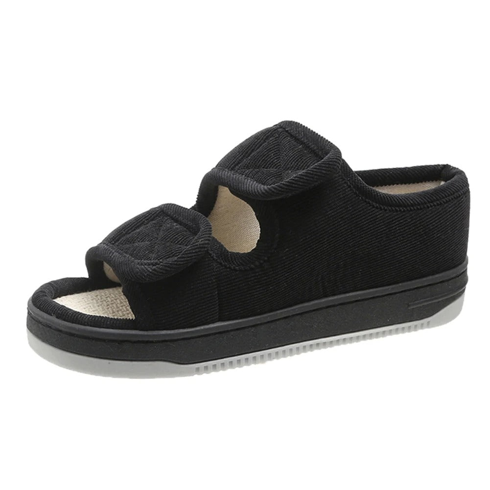 Unisex comfort sandals, ideal for sensitive feet, providing gentle support and therapeutic relief for edema.