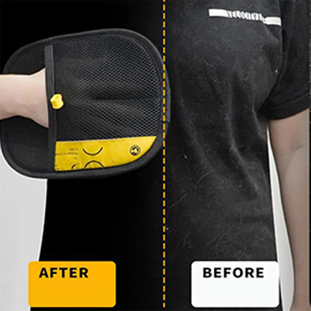 Easy-to-use pet hair remover grooming gloves for comprehensive pet care, deshedding & massaging cats and dogs.