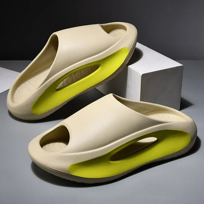 Lightweight unisex DRFT foam comfort slides, cushioned recovery sandals perfect for casual wear. Modern footwear.