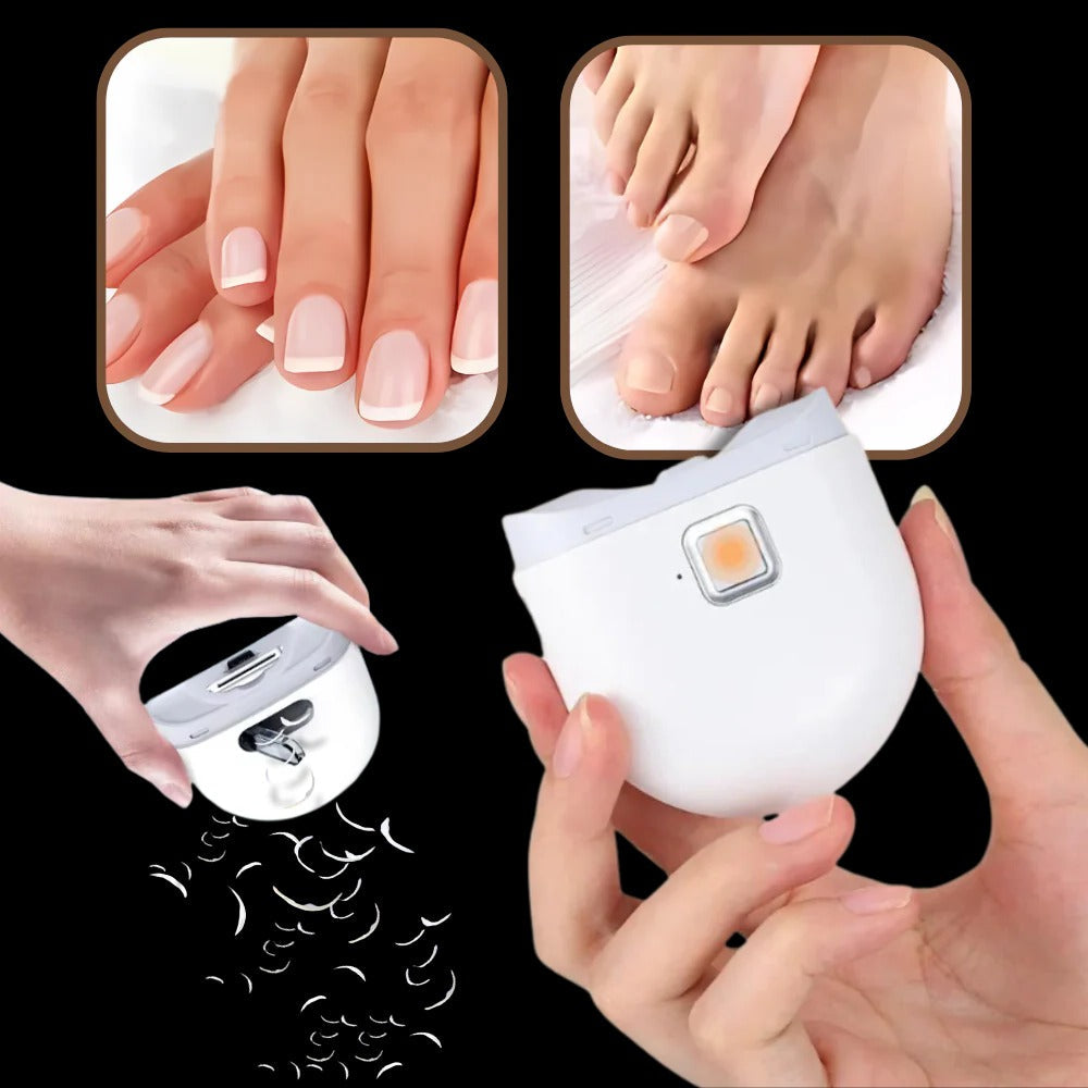 Family-friendly dual speed electric nail grinder for gentle, safe & efficient nail care for adults & kids.