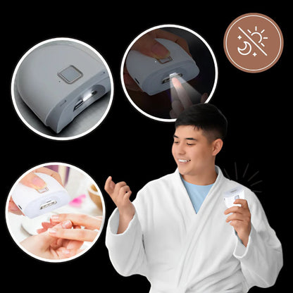 Ergonomic automatic nail grinder and smart clipper, offering dual speeds for professional-level nail care.