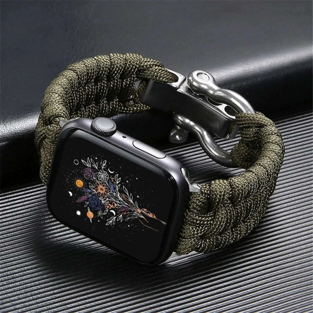 Essential durable Apple Watch accessory strap. Unisex, comfortable & adjustable for all-day wear & active users.