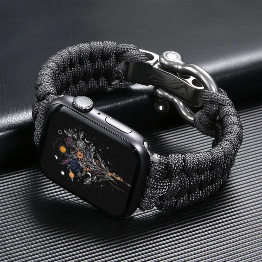 Versatile unisex Apple Watch strap. Durable, comfortable & adjustable for active lifestyles & daily wear.