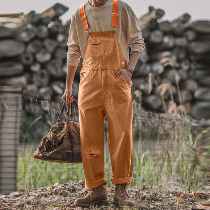 Heavy-duty unisex garden overalls, ideal workwear dungarees for durable outdoor tasks.