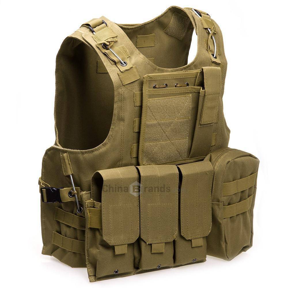 Close-up of shoulder strap adjustment on a Durable Modular Tactical Vest for outdoor use