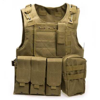 Interior view of a Durable Tactical Plate Carrier Vest, showing breathable mesh lining