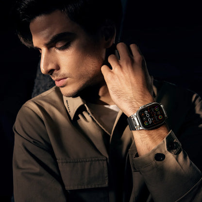 Ergonomic & comfortable unisex silicone smartwatch band for all-day wear.