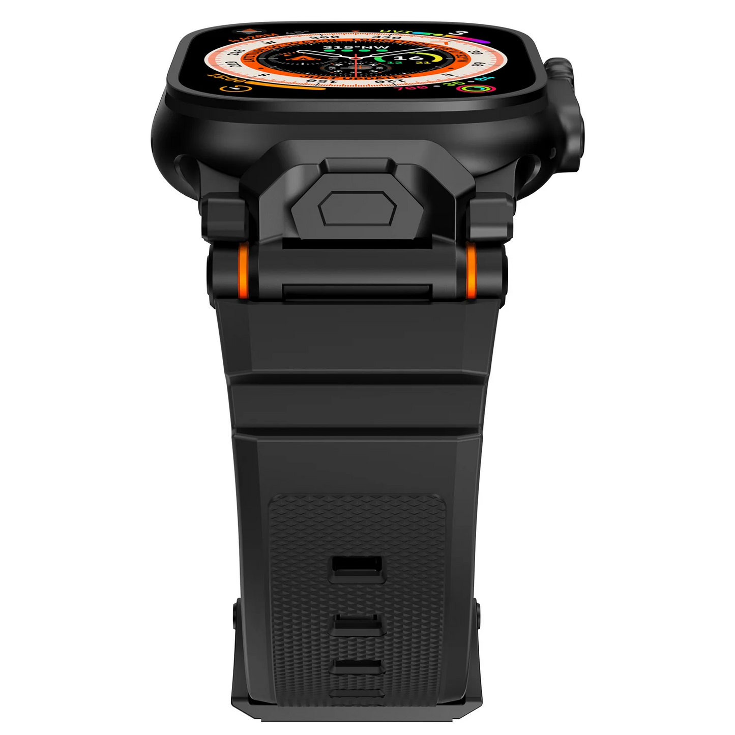 Flexible silicone watch strap, durable and stylish quick release for any smartwatch.