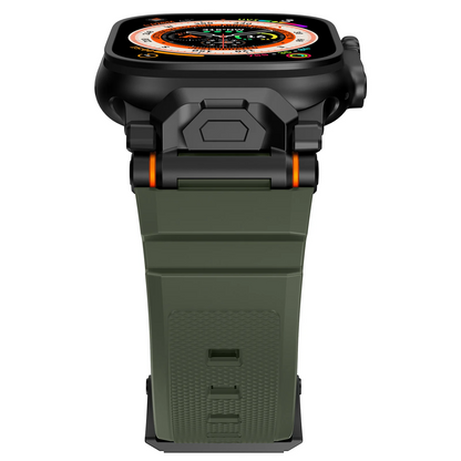 Smart & rugged silicone smartwatch band, perfect for work, play, & comfort.