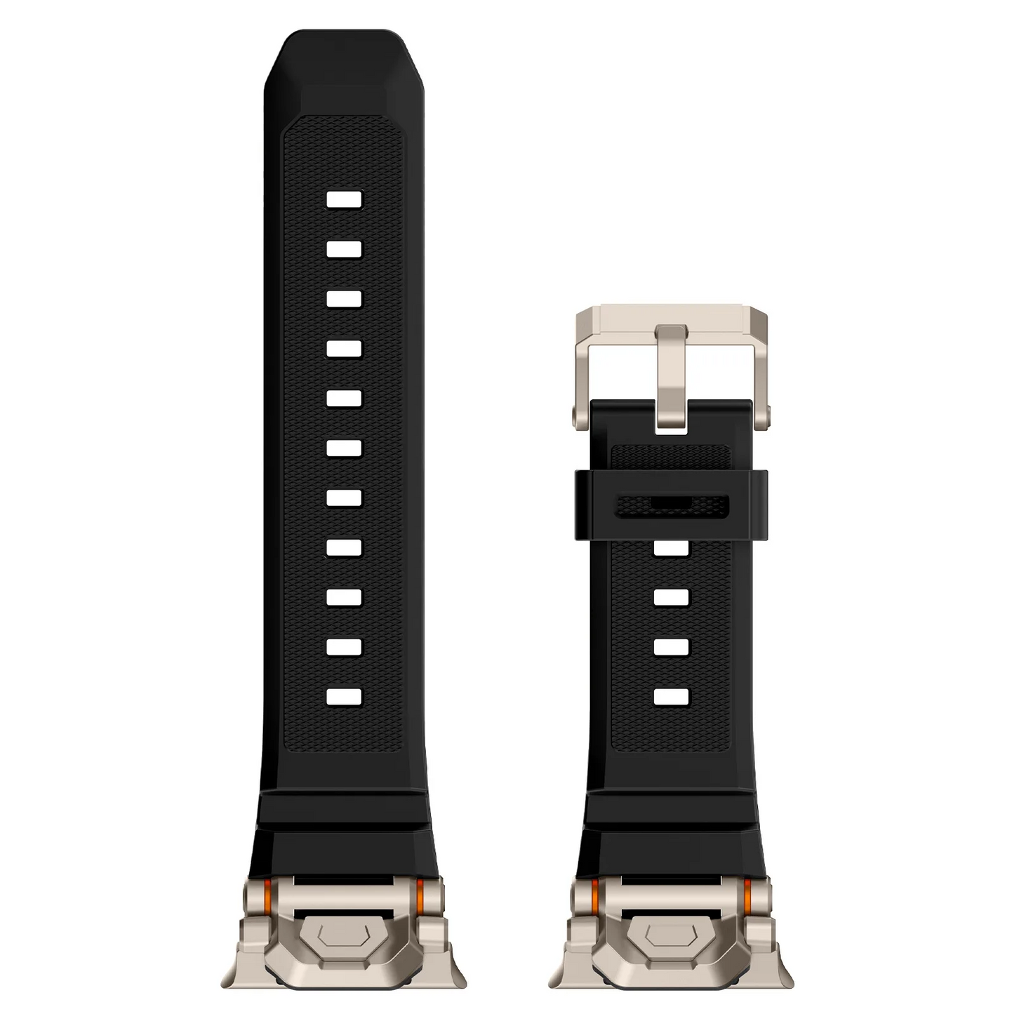 Premium quality durable silicone smartwatch band, long-lasting unisex strap.