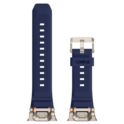 Stylish & rugged silicone smartwatch band, a durable unisex accessory gift.