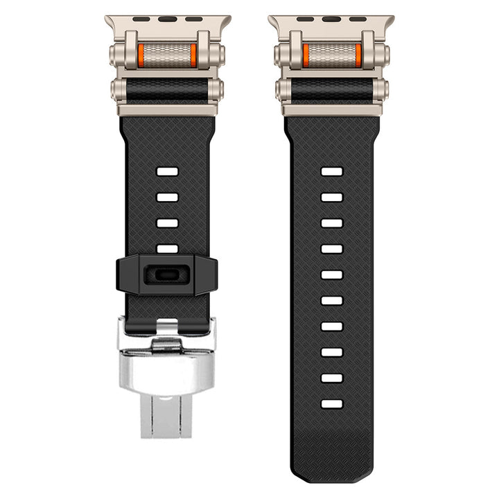 Everyday comfort: durable silicone replacement band for your Apple Watch.