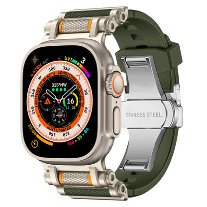 Durable Apple Watch silicone replacement band, soft-touch for all-day wear.