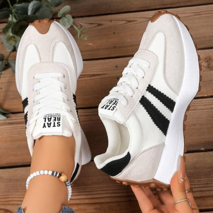 Supportive heel cup on long-lasting unisex comfort sneakers, enhancing stability for daily use.