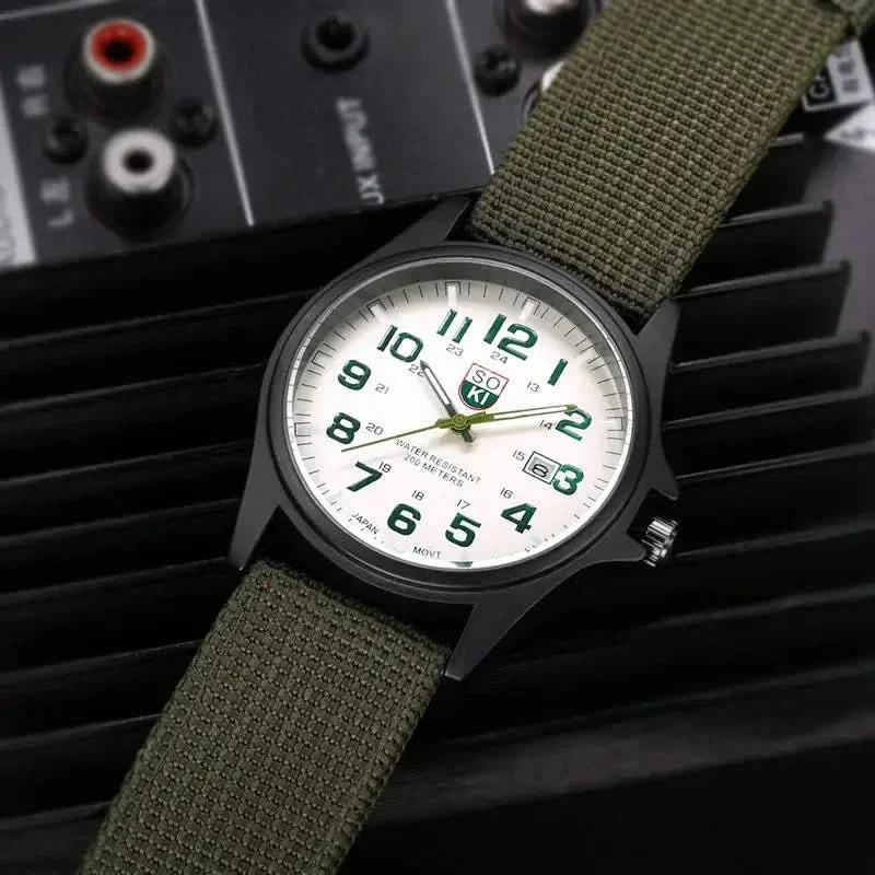 Durable unisex sport watch with illuminated display for easy time-telling during night adventures.