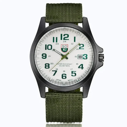 Stylish black adventure wrist watch, a durable timepiece perfect for any outdoor accessory collection.