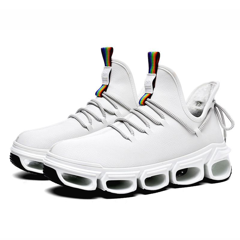 Performance-driven Unisex running shoes, showing dynamic style and cushioned comfort technology.