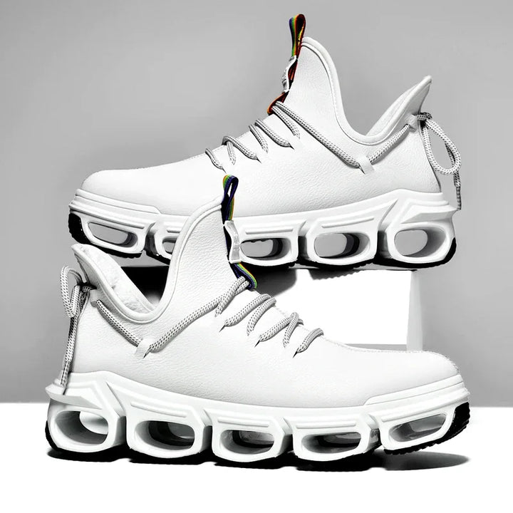 Comfortable Unisex Performance Sneakers with dynamic styling, suitable for daily wear & sports.