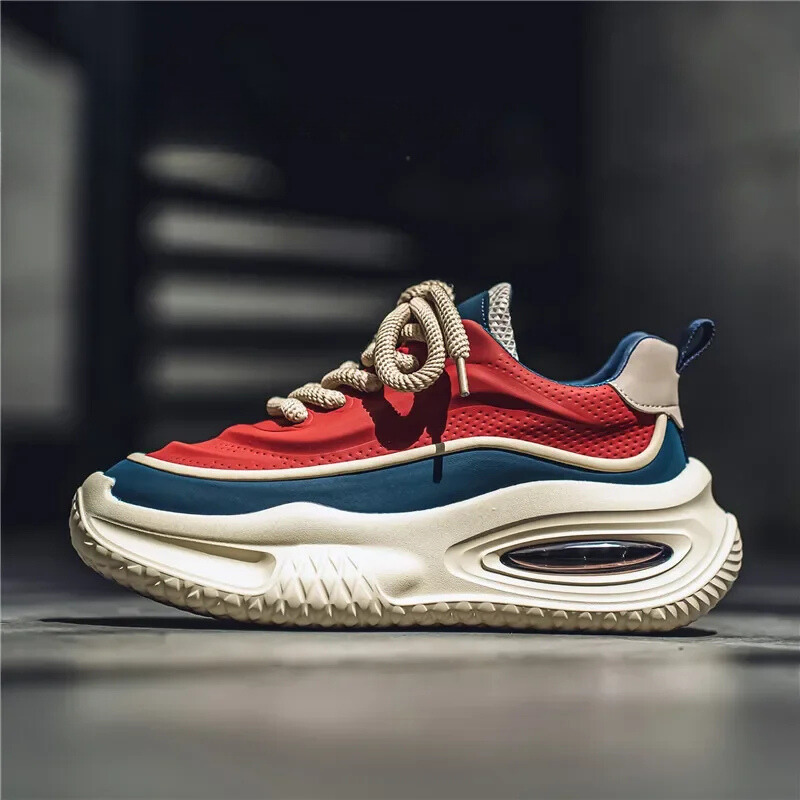 Unisex Dynasty Comfort Sneakers: retro style chunky shoes for everyday wear & walking.
