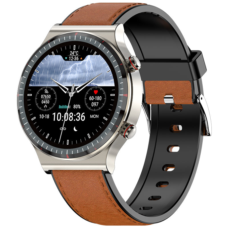 Smart health tracker: ECG, SpO2, heart rate, sleep, and activity monitoring.
