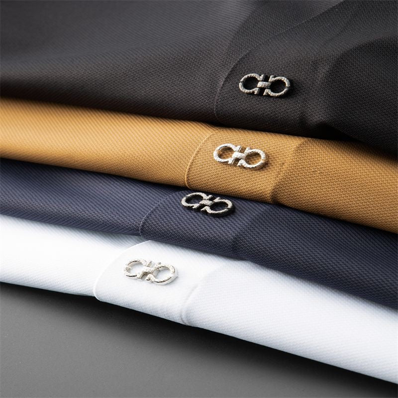 Smart casual polo & pants set designed for versatile fashion and modern comfort. A wardrobe staple.
