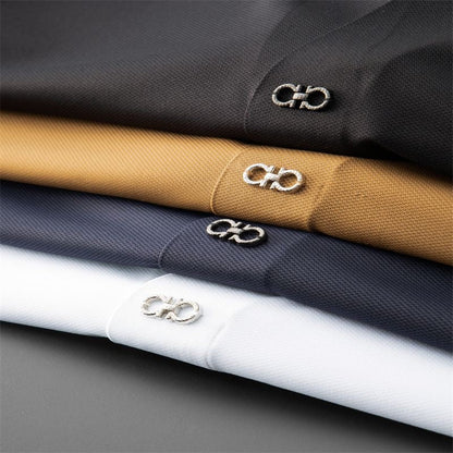 Smart casual polo & pants set designed for versatile fashion and modern comfort. A wardrobe staple.