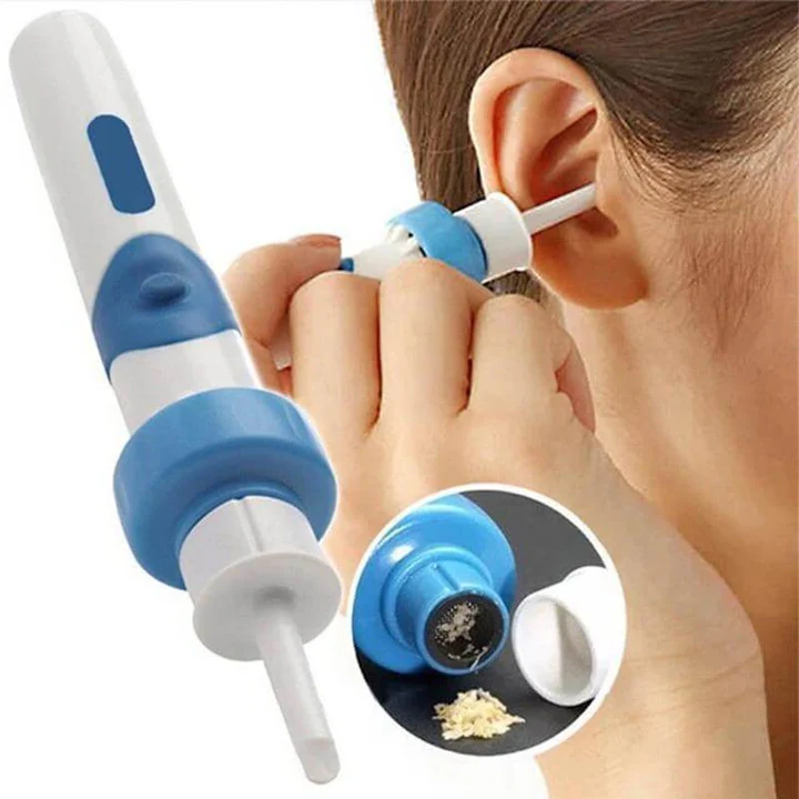 Unisex electric ear wax cleaner device for safe & gentle ear hygiene and personal care.