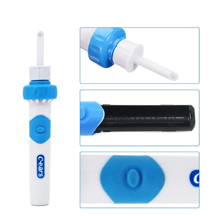Electric ear cleaner for safe wax removal, improving ear health for the whole family.