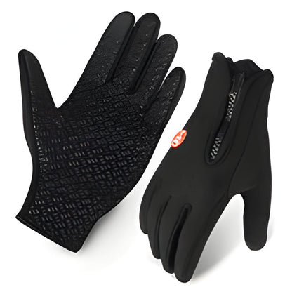 Unisex electric heated gloves for winter cycling & skiing. Thermal, touchscreen compatible, and non-slip for cold weather.