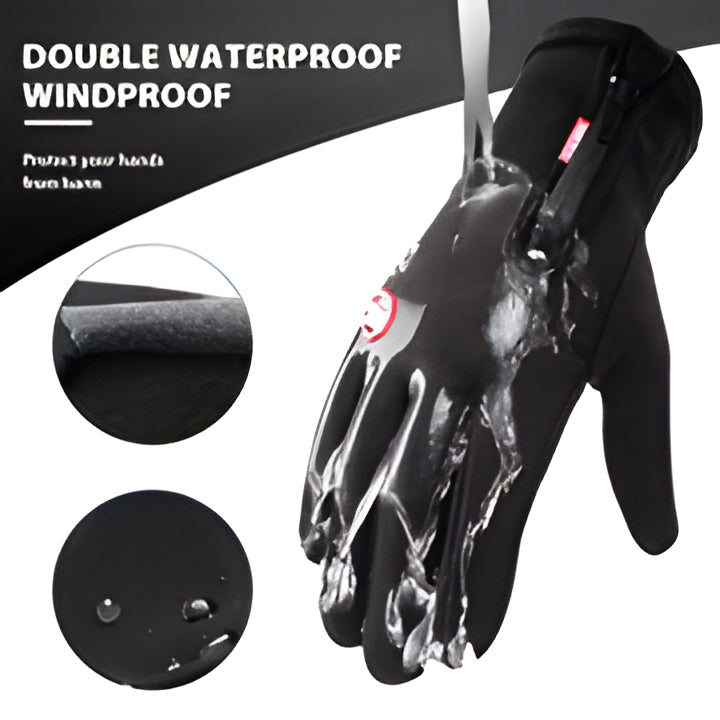 Thermal electric warming gloves for men & women. Perfect for cold weather cycling, skiing, with touchscreen & non-slip.