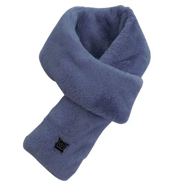 Stylish thermal neck warmer: Merel unisex electric heated scarf for winter fashion & comfort.