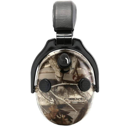 Ballistic eyewear with clear lenses, part of a safety gear set for shooting and hunting