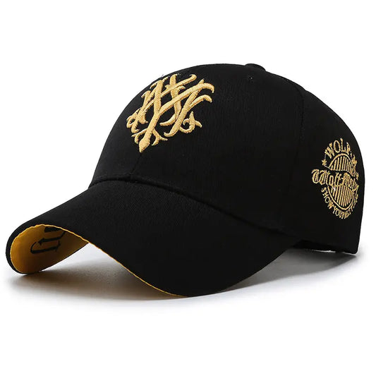 Unisex embroidered cotton baseball cap, adjustable, perfect for casual streetwear style.