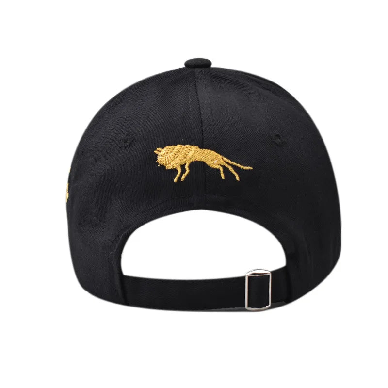 Comfortable unisex cotton baseball cap, embroidered design, adjustable strap, versatile headwear accessory.