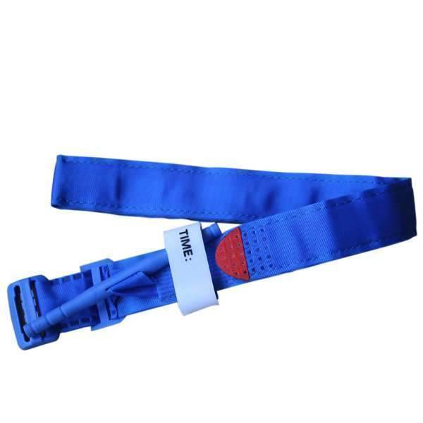 Self-application tactical tourniquet for first aid, empowering users in critical survival situations.