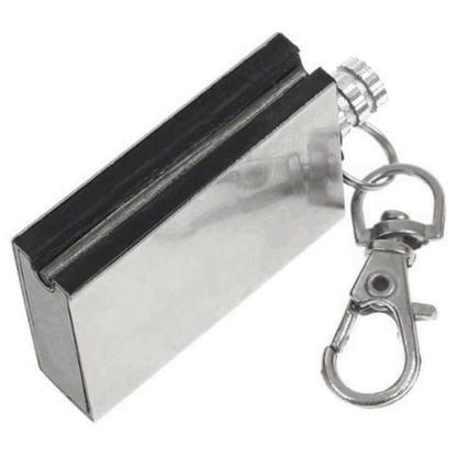 Flint match lighter with key ring, a convenient and portable fire starter for camping gear