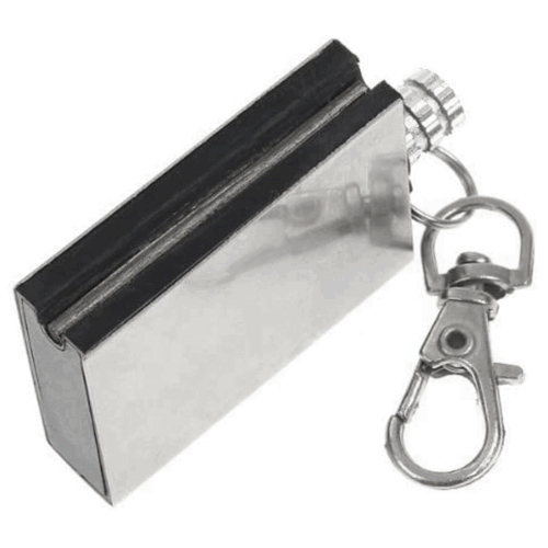 Flint match lighter with key ring, a convenient and portable fire starter for camping gear