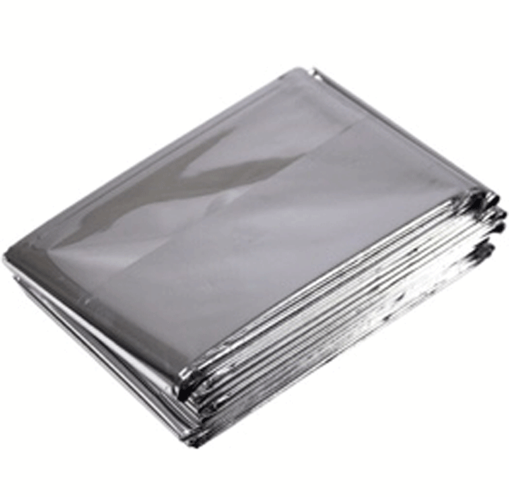 Outdoor first aid Mylar space blanket, waterproof and windproof for essential emergency survival