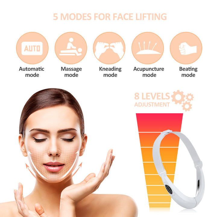 Transform your face with this EMS & LED device for skin tightening and a youthful glow.