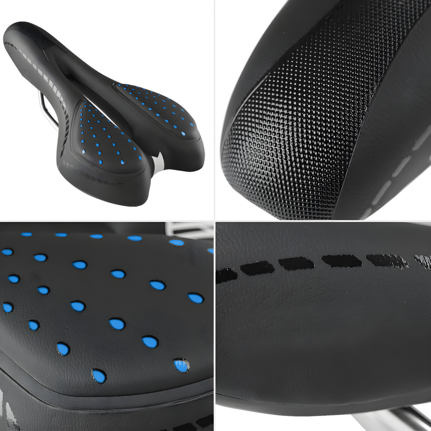 Outdoor sport cycling seat, unisex, featuring ergonomic shape for optimal support