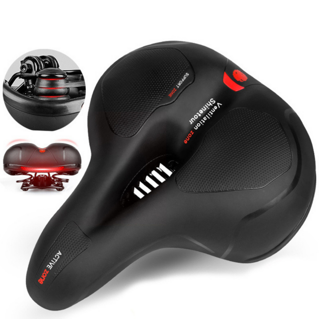 Unisex ergonomic comfort bike saddle for enhanced cycling experience
