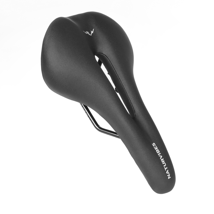 Unisex ergonomic cycling seat for enhanced bike comfort, road or mountain bike compatible